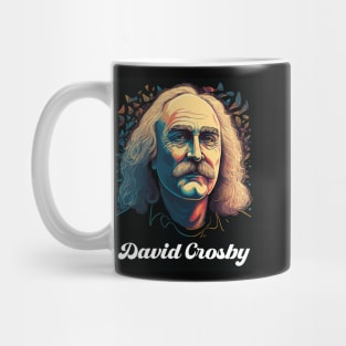 David Crosby Retro Style Mug